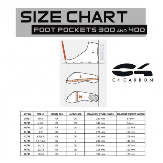 C4 Ghost Fin w/ 350 Footpockets